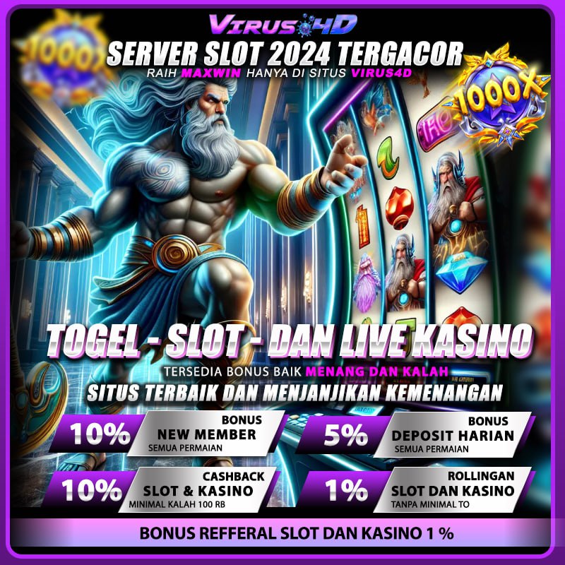 Situs Terkenal di Indonesia Virus4D Slot, Kasino, Togel Teramanah